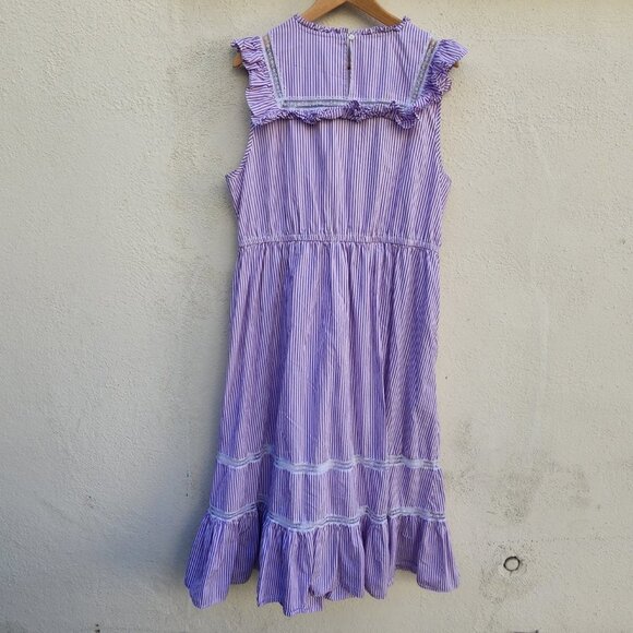 J Crew Tiered Ruffle Dress - Picture 3 of 6